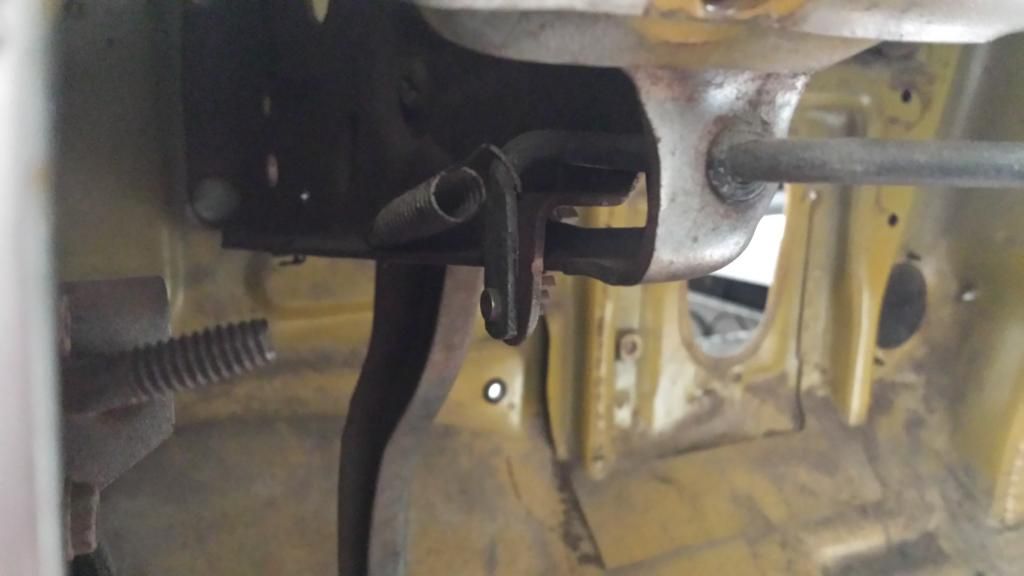 remove parking brake pedal assembly The 1947 Present Chevrolet